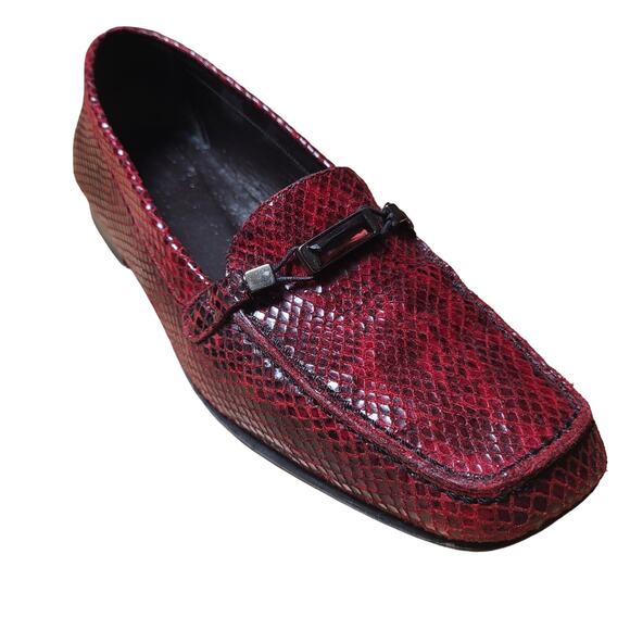 Stuart Weitzman Mocellent Flame Degrade Molorrus Slip-On Loafers Spain Wmn 8M - Picture 1 of 14